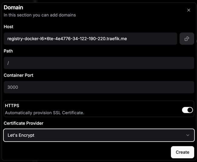 provider configuration